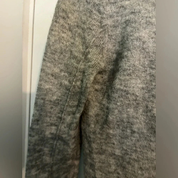 Banana Republic Womens Medium Nylon/Wool/Mohair Cardigan Seam Sleeve Open Cuffs - Picture 5 of 9